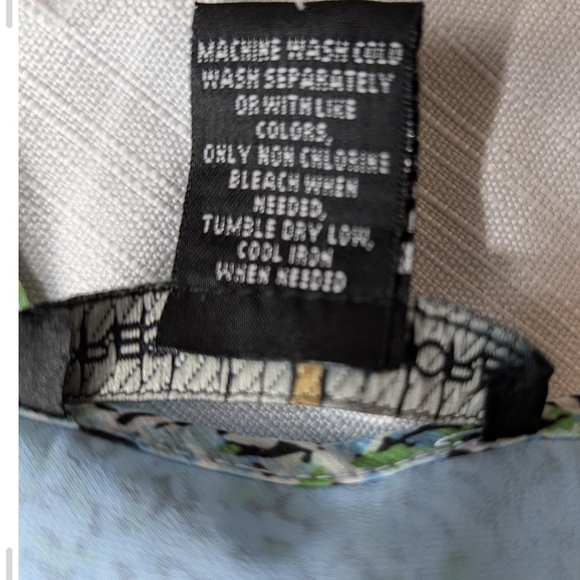 Floral Blue Women's Top - Picture 7 of 7